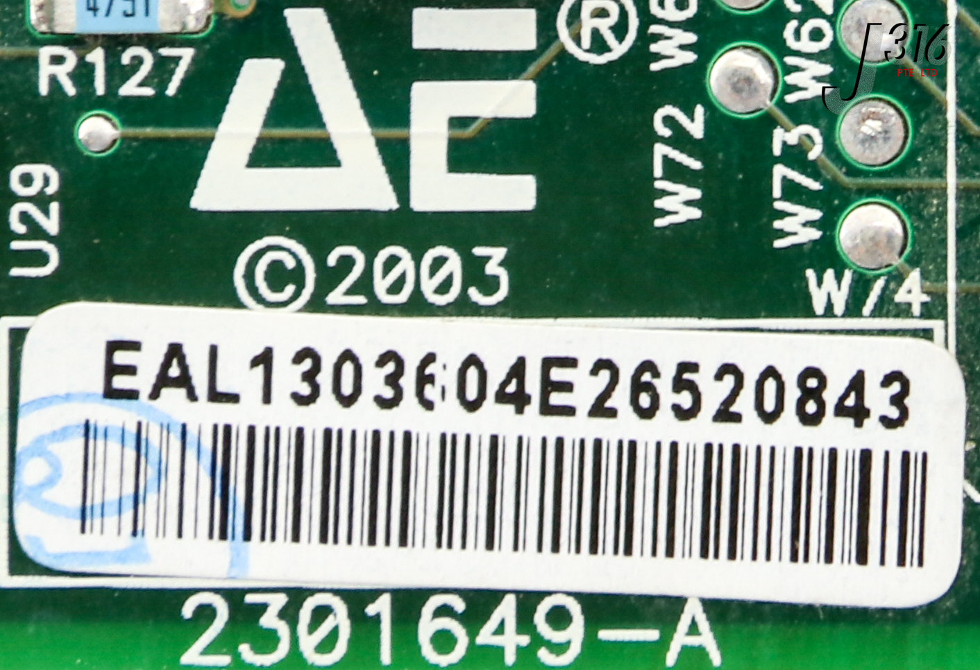 25877 ADVANCED ENERGY PCB PINNACLE MASTER SLAVE W/ISO AEBUS
